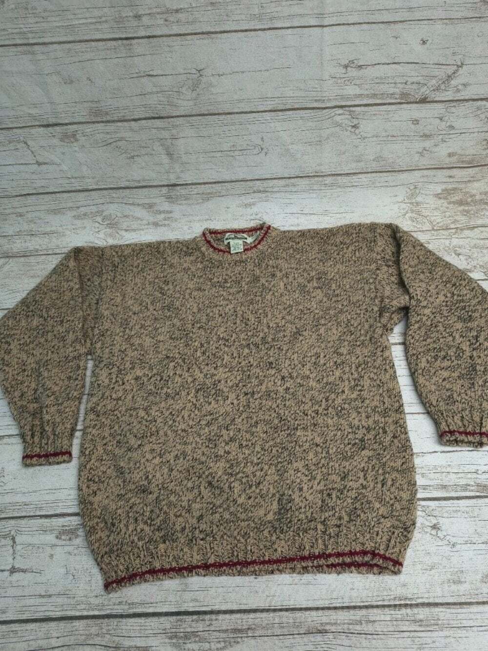 Vintage Eddie Bauer Legends Wool Jumper Sweater Size Men Large